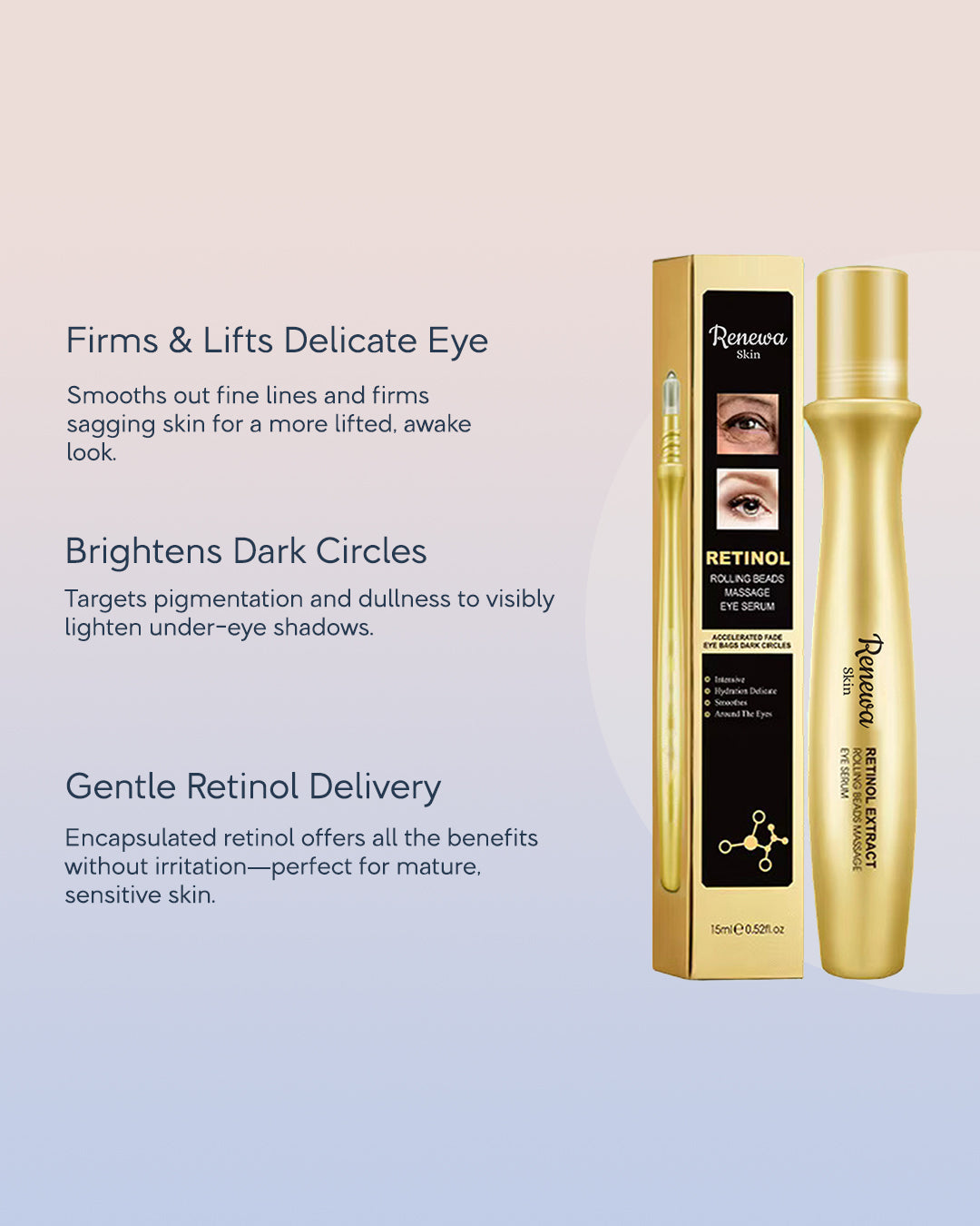 3 Golden Retinol Eye Serum
